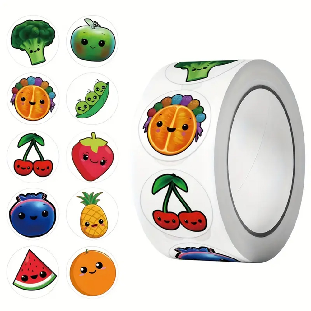 Banner Kids Toys - 500Pcs/roll Kids Stationery Stickers Birthday Party