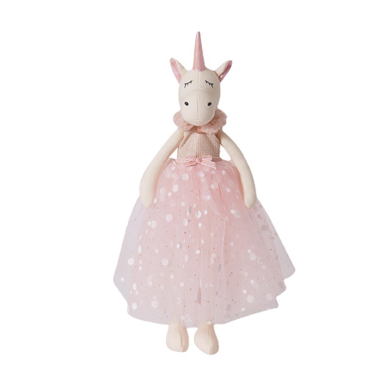 Unicorn Stuffed Toy - 34Cm Hồng Cô Gái Múa Ba