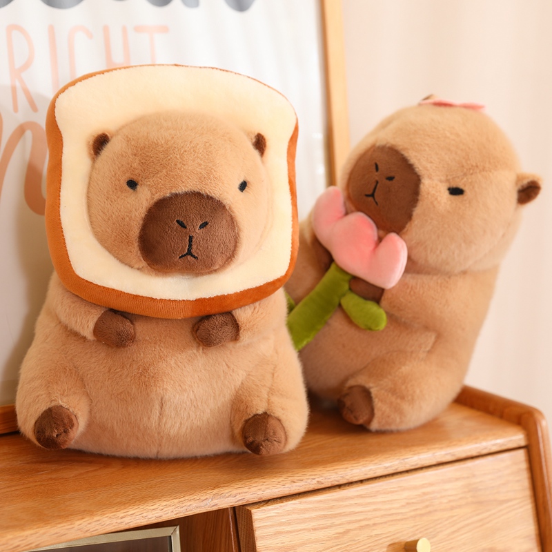 Lotus leaf Capybara Plush Toy  - đánh giá và giá Unicorn Stuffed Toy