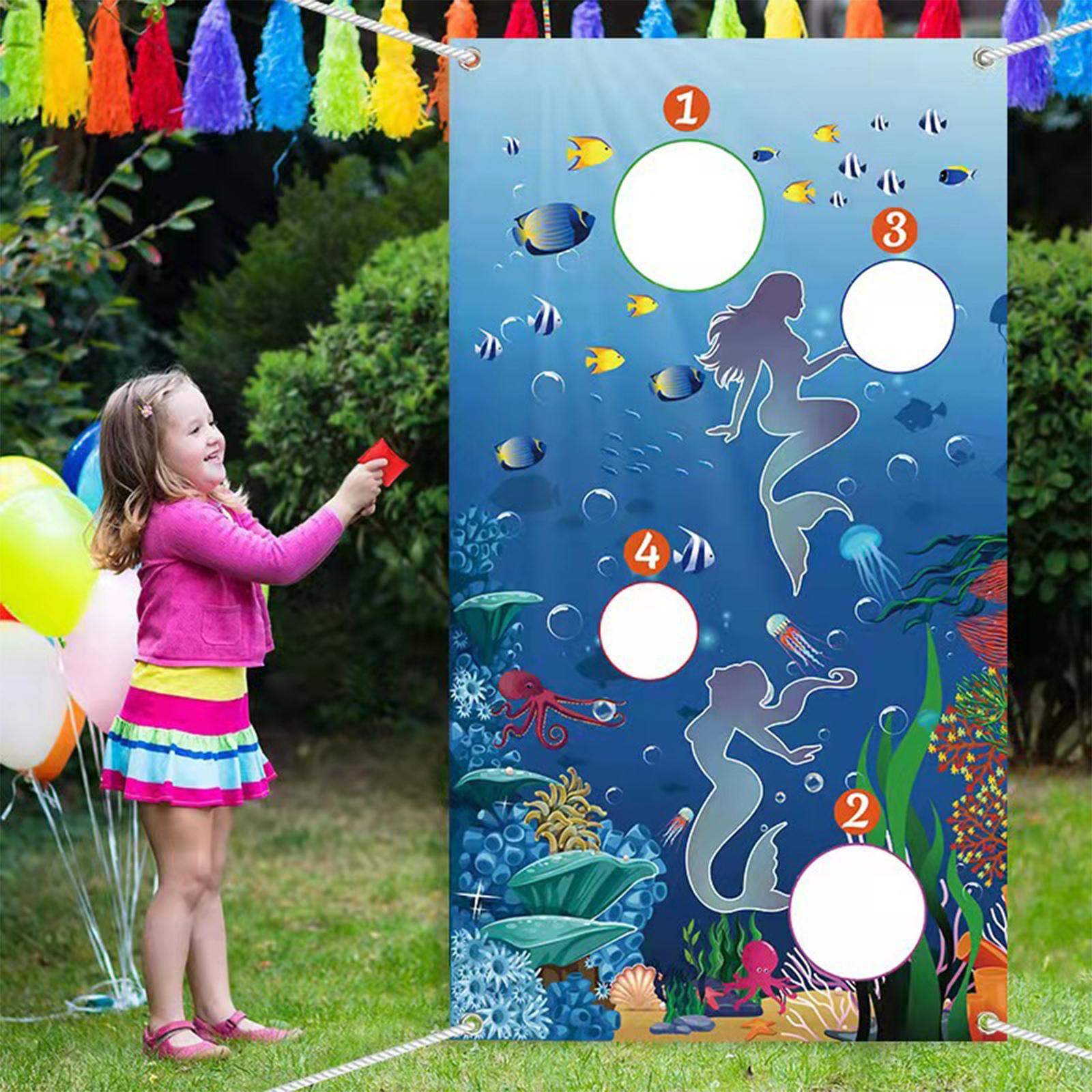 Ocean Theme Sandbag Throw Game - đánh giá và giá Banner Kids Toys