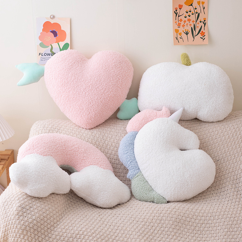 Soft Plush Rainbow Smile Pink  - đánh giá và giá Unicorn Stuffed Toy