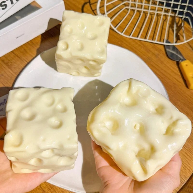 Taba Squishy Cheese Cube Stres - đánh giá và giá Kids Y Toys