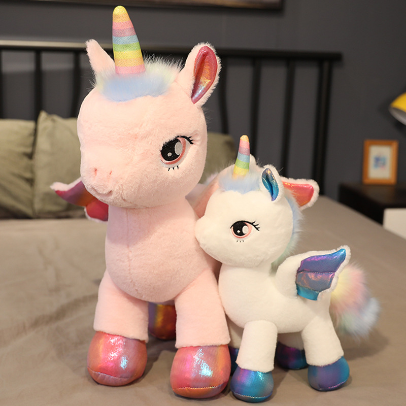 Rainbow Pegasus Unicorn Plush  - đánh giá và giá Unicorn Stuffed Toy