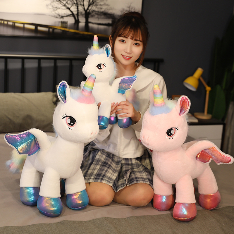 Rainbow Pegasus Unicorn Plush  - đánh giá và giá Unicorn Stuffed Toy
