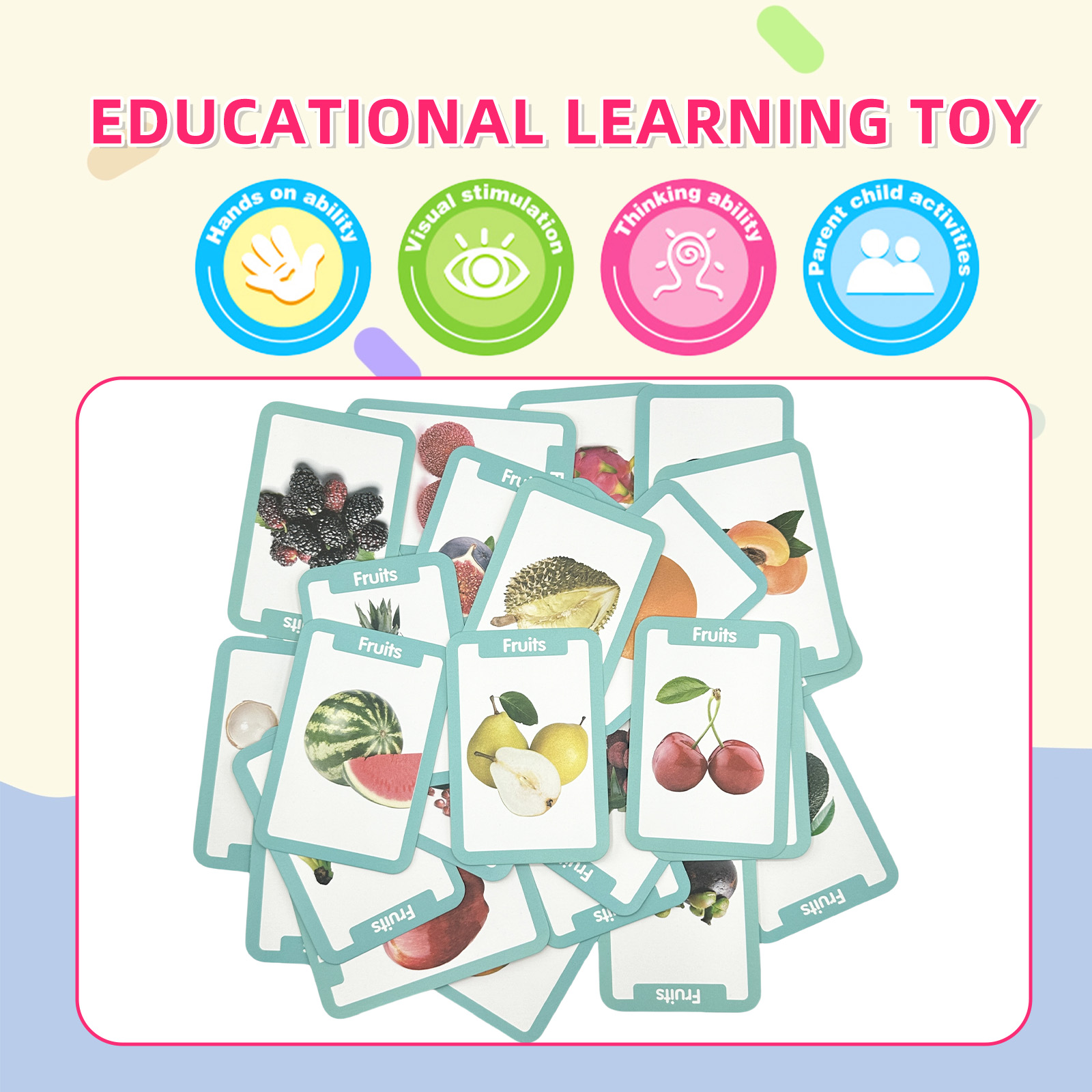Montessori Learning Cards for  - đánh giá và giá Educational Flash Card