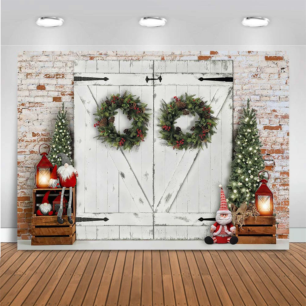 Christmas White Wood Door Back - đánh giá và giá Banner Kids Toys