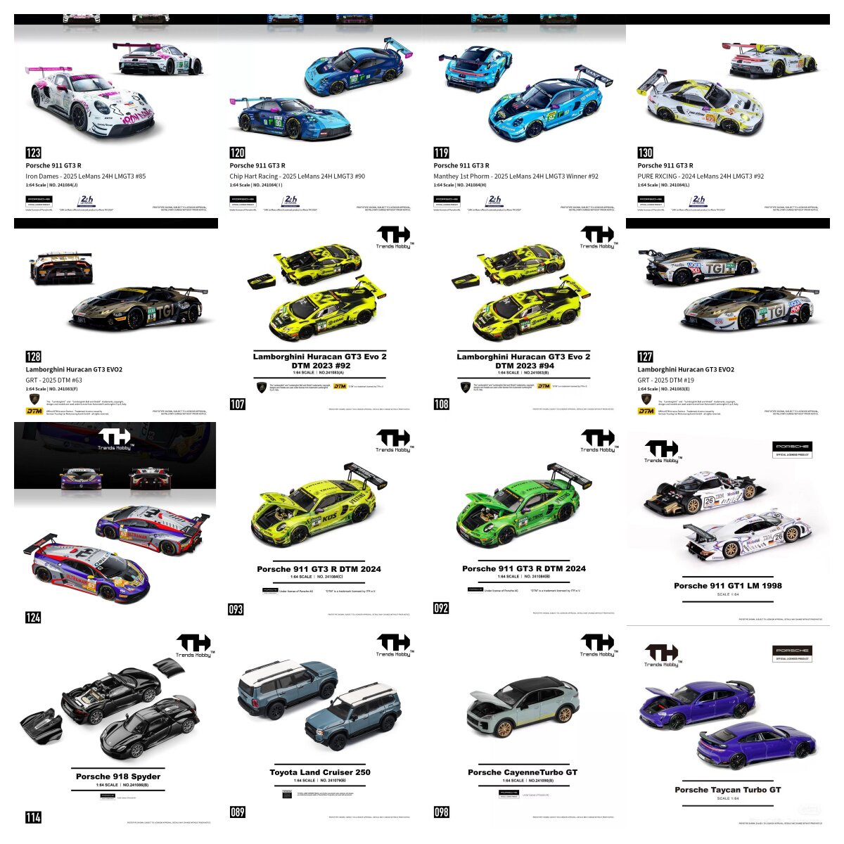 TH 1/64 Porsche 911 GT3 R LeMa - đánh giá và giá Kids Y Toys