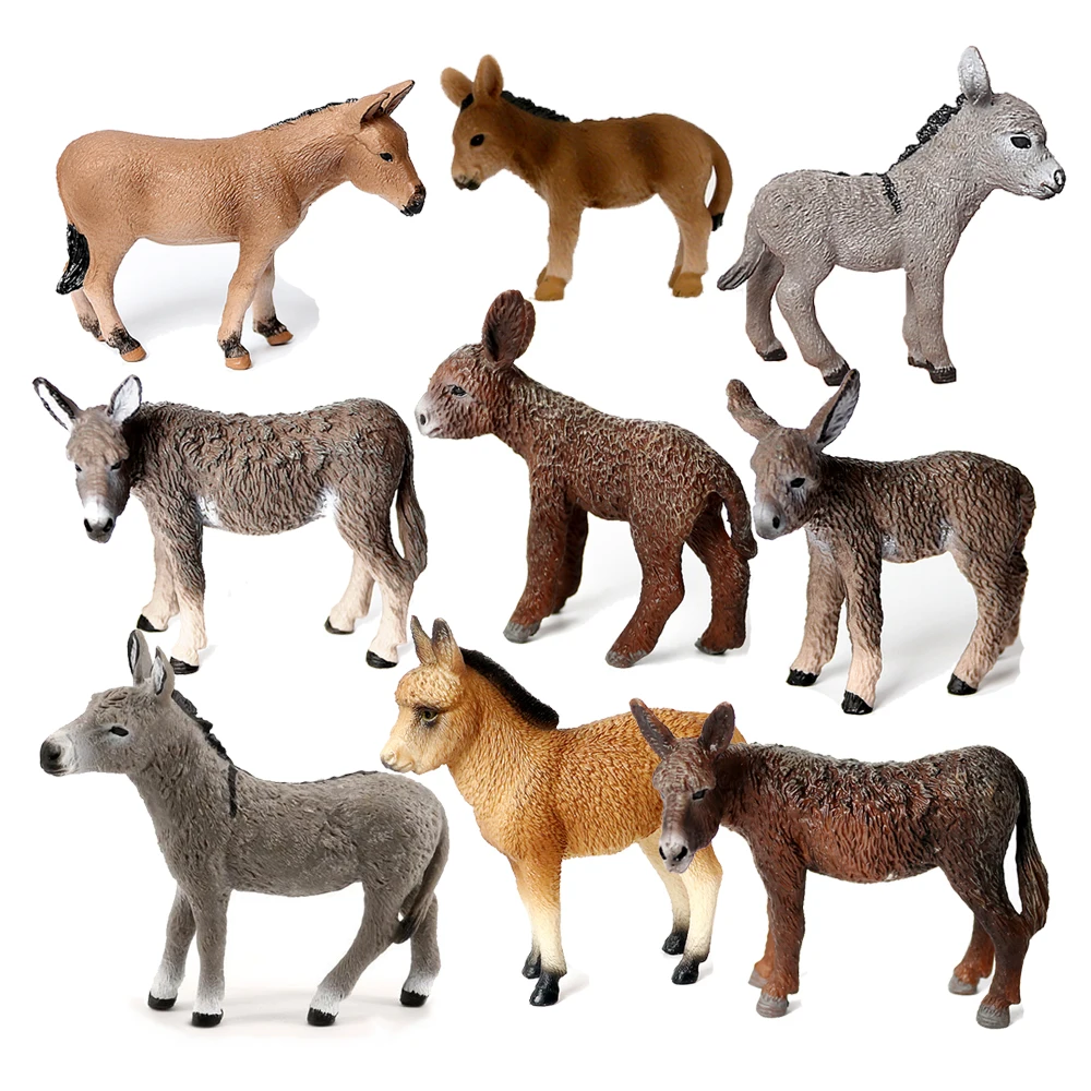 Donkey Model Toy Animals Figur - đánh giá và giá Kids Toys Reviews
