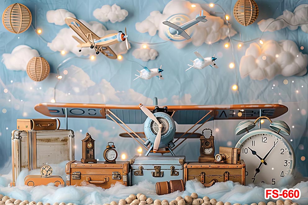 Birthday Backdrop Wooden Toy A - đánh giá và giá Banner Kids Toys