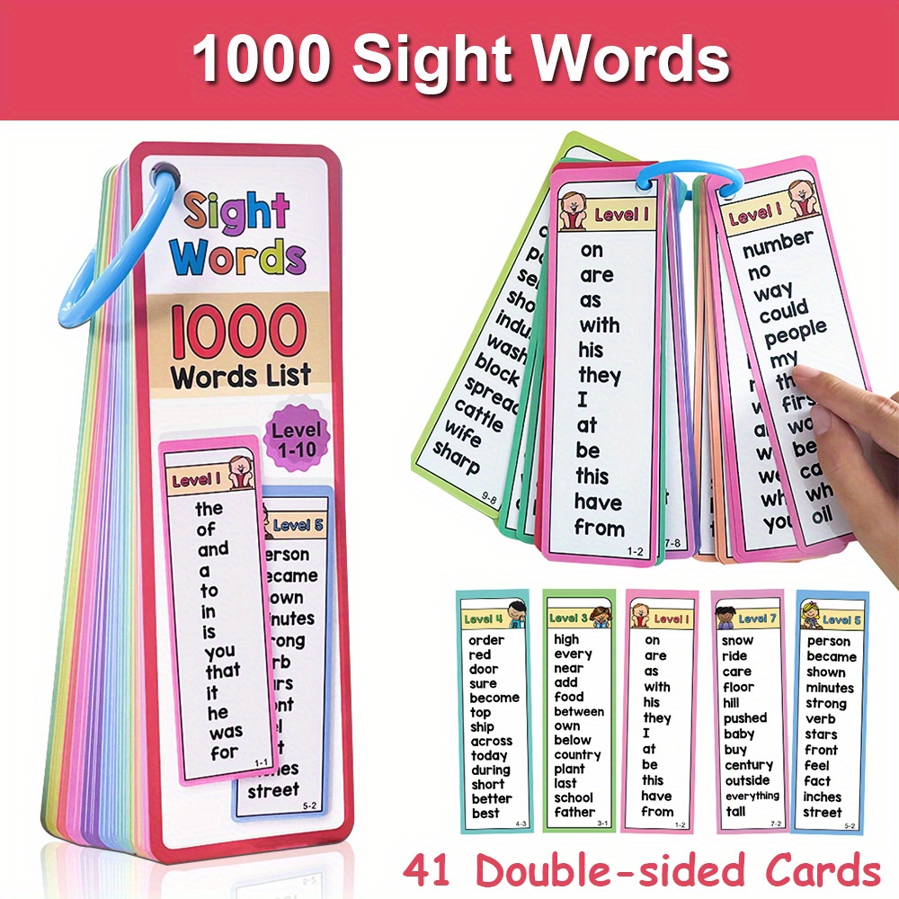1000 Sight Words Flash Cards f - đánh giá và giá Educational Flash Card