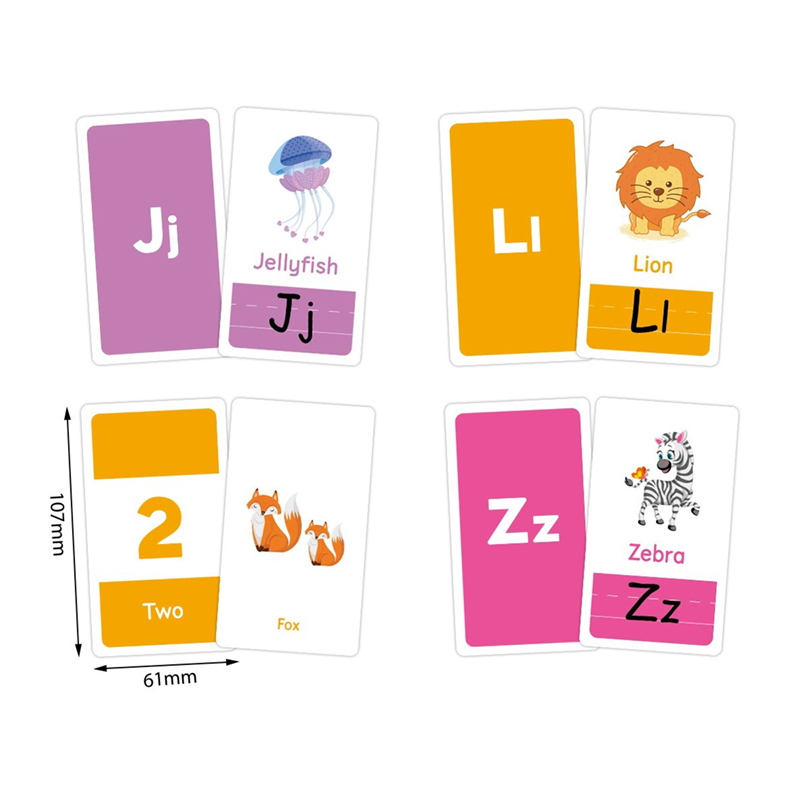 58PCS Flash Cards 26 Alphabet  - đánh giá và giá Educational Flash Card