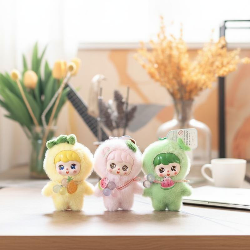 Cute Fruit Plush Doll Keychain - đánh giá và giá Kids Toys Doll