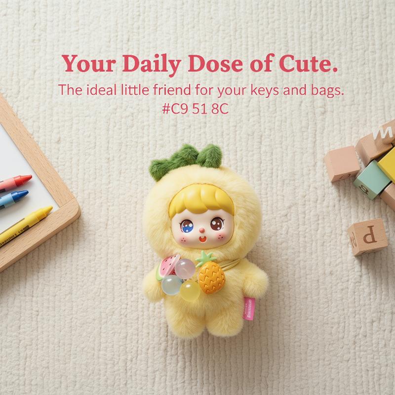 Cute Fruit Plush Doll Keychain - đánh giá và giá Kids Toys Doll