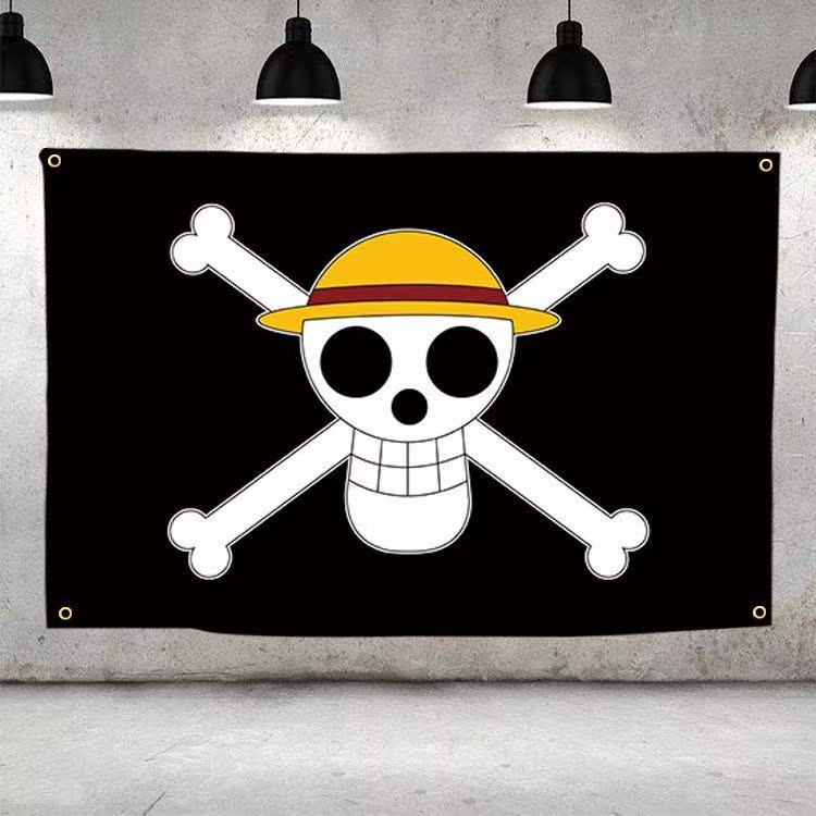 Luffy Zoro Pirate Emblem Flag  - đánh giá và giá Banner Kids Toys