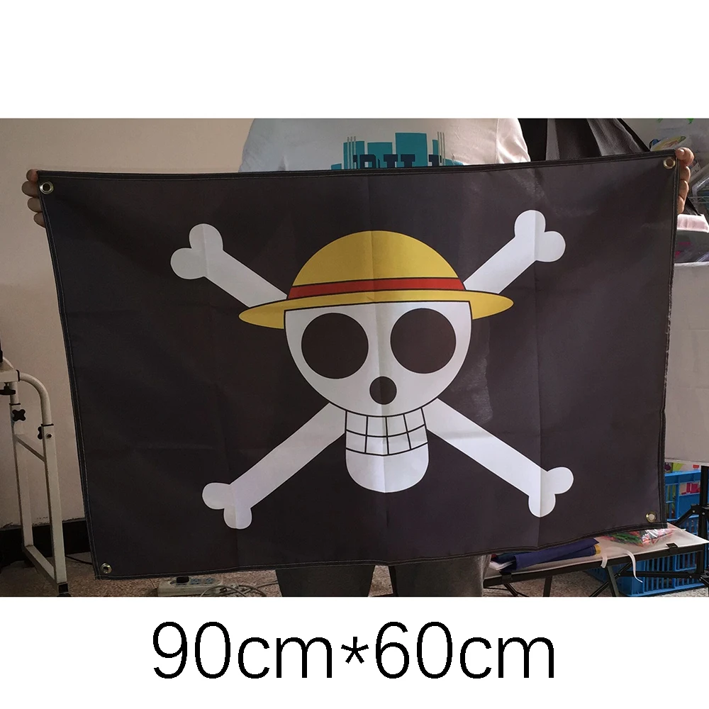 Luffy Zoro Pirate Emblem Flag  - đánh giá và giá Banner Kids Toys