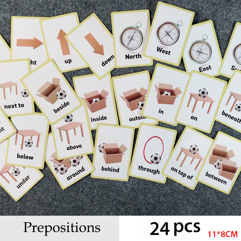 Giới từ và Cử Chỉ Series Từ Ti - đánh giá và giá Educational Flash Card